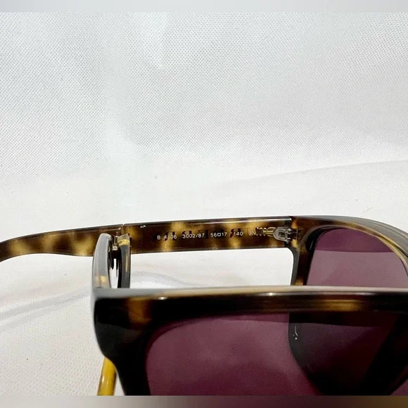 Burberry Fold Up B 4106 brown tortoise shell folding glasses  display picture 2